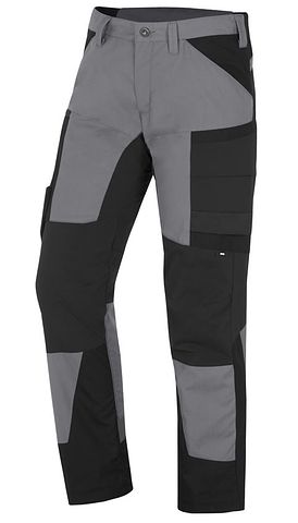 MIO Stretch Bundhose grau-schwarz / lange Schrittlänge