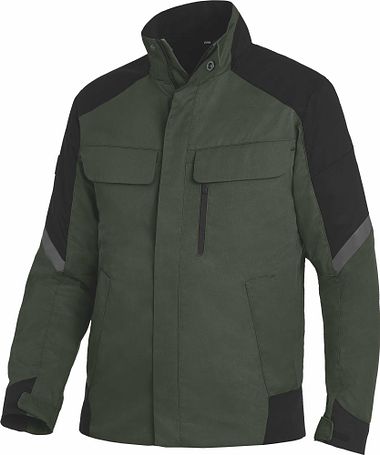 FRANK Arbeitsjacke oliv-schwarz