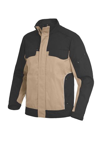 ERNST Arbeitsjacke beige-schwarz