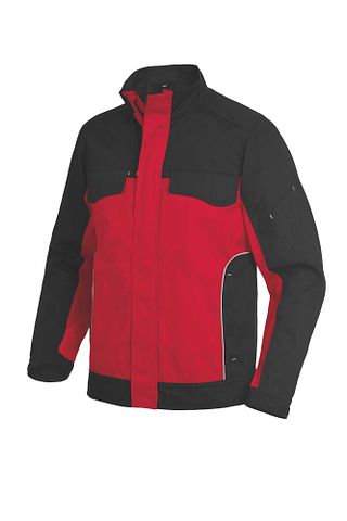 ERNST Arbeitsjacke rot-schwarz