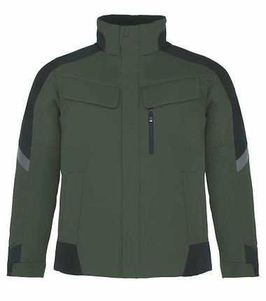 LARS leichte Winterjacke oliv-schwarz