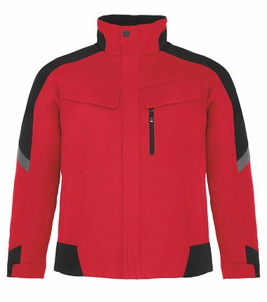 LARS leichte Winterjacke rot-schwarz