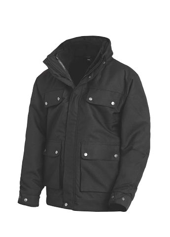 MATTHIAS Arbeitsjacke 1+1 schwarz