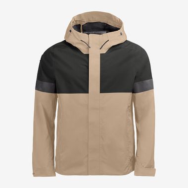 LUCA Leichte Shell Jacke beige-schwarz