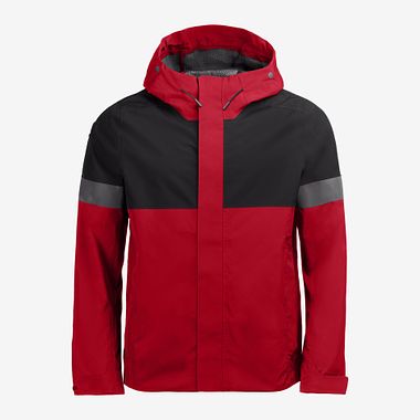 LUCA Leichte Shell Jacke rot-schwarz