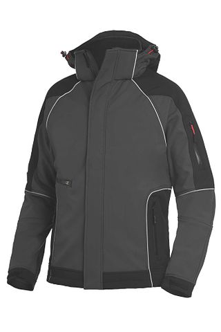 WALTER Wintersoftshelljacke anthrazit-schwarz