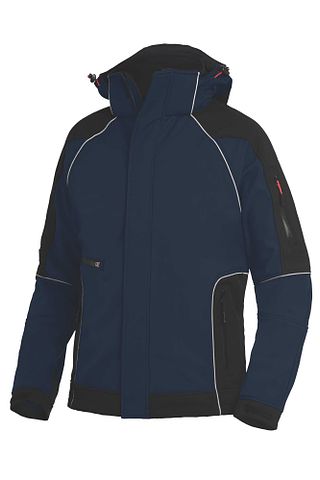 WALTER Wintersoftshelljacke marine-schwarz