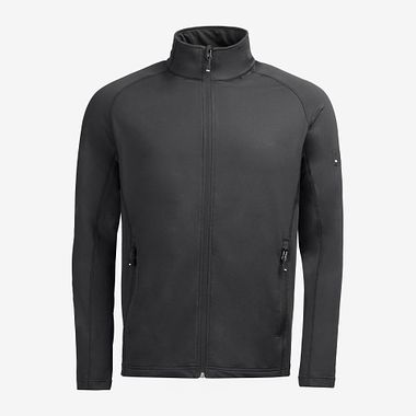 KUNO Jersey-Fleecejacke anthrazit