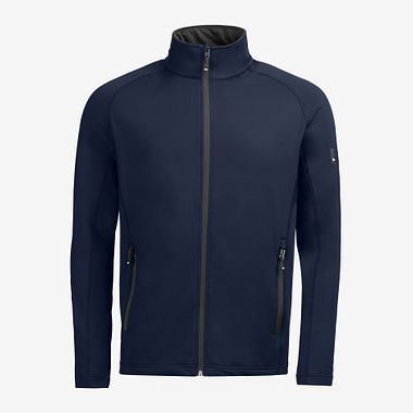 KUNO Jersey-Fleecejacke marine