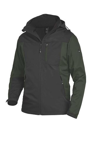 JANNIK Softshelljacke oliv-schwarz