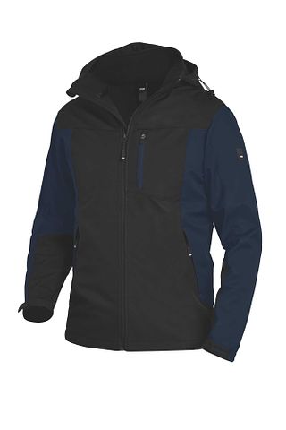 JANNIK Softshelljacke marine-schwarz