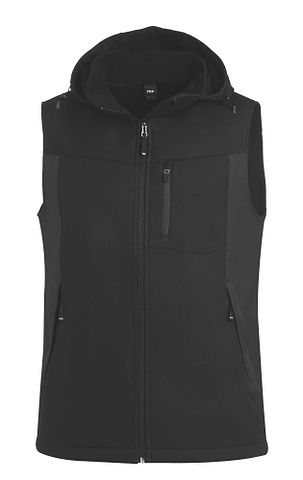 JUSTUS Softshellgilet anthrazit-schwarz