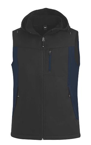 JUSTUS Softshellgilet marine-schwarz