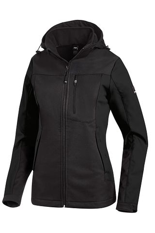 JULIA Damen Softshelljacke schwarz