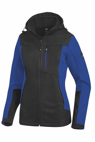 JULIA Damen Softshelljacke royal-schwarz