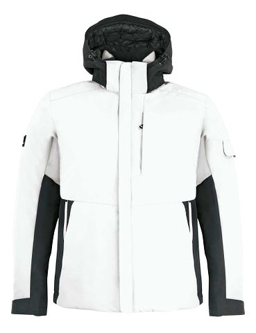 GEORG Winterjacke Primaloft weiss-anthrazit