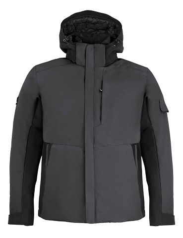 GEORG Winterjacke Primaloft anthrazit-schwarz