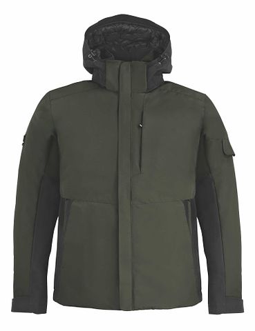 GEORG Winterjacke Primaloft oliv-schwarz