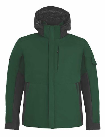 GEORG Winterjacke Primaloft grün-schwarz