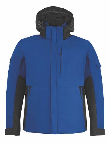 GEORG Winterjacke Primaloft royal-schwarz