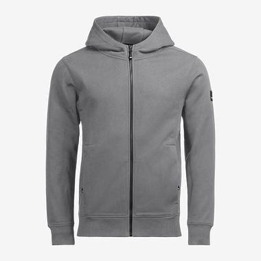 QUENTIN Hoodie-Jacke grau