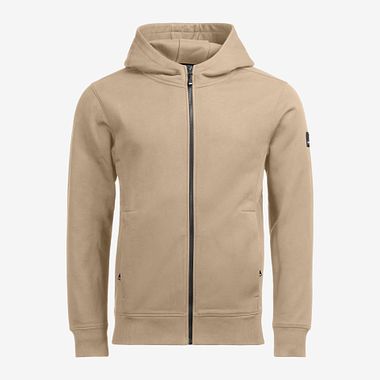 QUENTIN Hoodie-Jacke beige