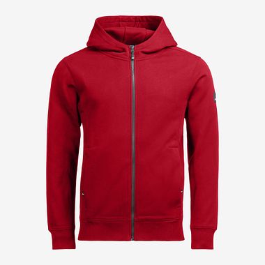 QUENTIN Hoodie-Jacke rot