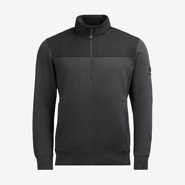 ROB Zip-Sweatshirt anthrazit-schwarz