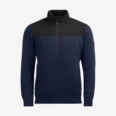 ROB Zip-Sweatshirt marine-schwarz