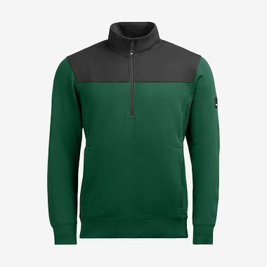 ROB Zip-Sweatshirt grün-schwarz