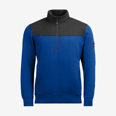 ROB Zip-Sweatshirt royal-schwarz