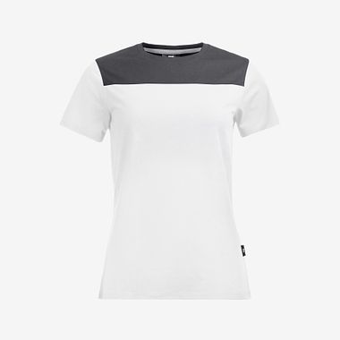 KIRA Damen T-Shirt weiss-anthrazit