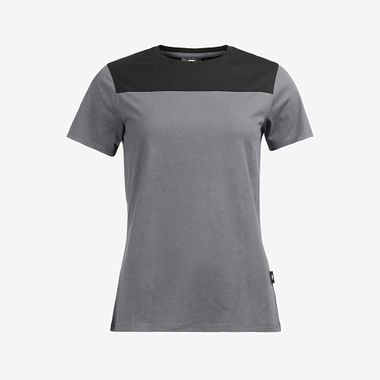 KIRA Damen T-Shirt grau-schwarz