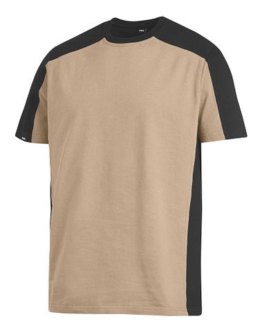 MARC T-Shirt beige-schwarz